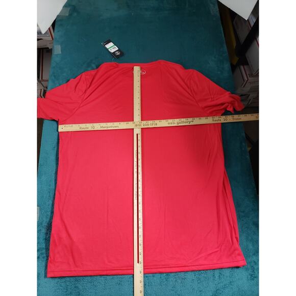 Under Armour Shirt Size Large Mens Red Heatgear Loose Running NWT - Picture 9 of 10
